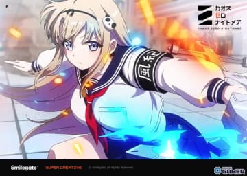 新作RPG「カオスゼロナイトメア」キャラクター“ハル”のアニメーションPV公開！巨大アンカーを操る風紀委員が登場