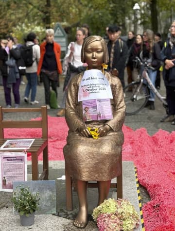 ドイツの少女像に再び撤去命令　韓国系団体の上訴退ける