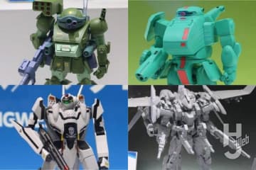 「ファッティー[ST版]」や「ストライクドッグ[PS版]」、「VF-0S/A フェニックス バトロイド［コンバーチブル］」などが登場！11月発売の1/24「スコープドッグ ターボカスタム」や橘猫工業「レーバテイン」も展示【ウェーブ／第63回全日本模型ホビーショー】