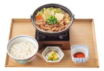 吉野家、ばり嗎と初コラボ「とんこつ醤油牛鍋膳」発売。濃厚でクリーミーな味わい、にんにくマシマシだれ付き