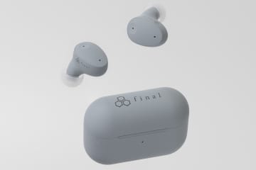 final、片側4g 極小サイズのノイズキャンセリング機能付き完全ワイヤレス「ZE300」
