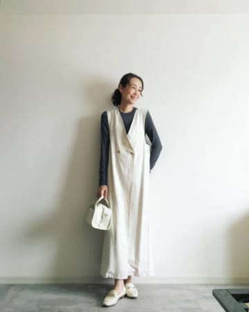 50代、明日のコーデはこれがオシャレ♪ 服を選ぶのがめんどくさい人のためのお手本コーデ【10月18日秋】