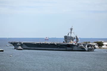 米原子力空母「ジョージ・ワシントン」18日帰港　補給や乗組員休養で