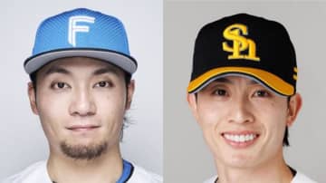 周東佑京のピッチャー強襲の当たり　それをキャッチした伊藤大海　素晴らしいプレーの応酬に笑顔見せあう　緊迫した戦いの中にも認め合うライバル関係