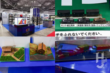 Nゲージキット第3弾の「MA’sクラフト レ5000 3両組み立てセット」やオーナーズクラブ「1/32 オート三輪」、箱庭シリーズが勢揃い！【マイクロエース／第63回全日本模型ホビーショー】