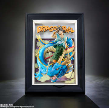 壁に掛けられる立体絵画「Tamashii Art ドラゴンボール 孫悟空＆龍」本日発売！