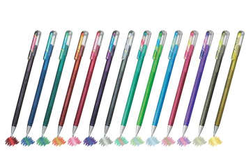 普段のノートが華やかに変わる！ ぺんてるのグリッター入りボールペン「デュアルメタリック」が定番化