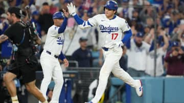 大谷翔平　衝撃の1試合3HR　勝利を決定付ける3本目はセンターへ約130メートルの大飛球
