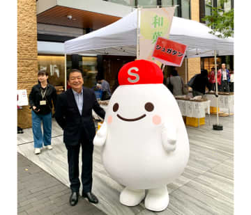 DM三井製糖 「和菓子縁日」が大盛況 砂糖の妖精シュガタンも応援