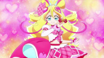 『キミとアイドルプリキュア♪』第37話「新たなチカラ！アイドルハートリボン！」、キュアアイドルが新たな力で変身!!