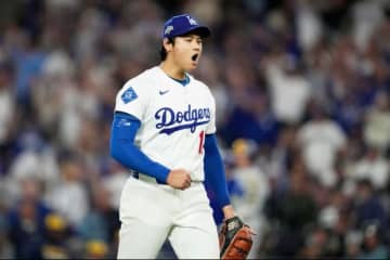 圧巻の大谷、投打で伝説作る　ドジャースが４連勝で再びワールドシリーズ進出
