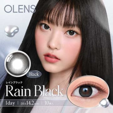 【カラコンOLENS】新作『Rain』登場♡ツヤとうるみの“夜雨瞳”が叶う