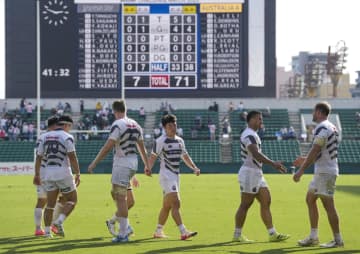 ラグビー、日本が豪州Aに大敗　強化試合