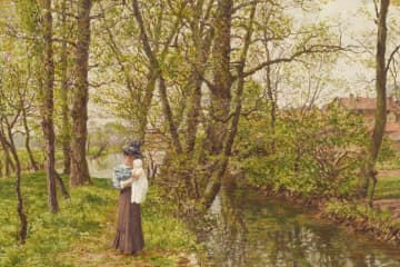 神戸ファッション美術館「やすらぎの近代絵画」ミレーやルノワール、田園や子どもなど微笑ましい作品を紹介