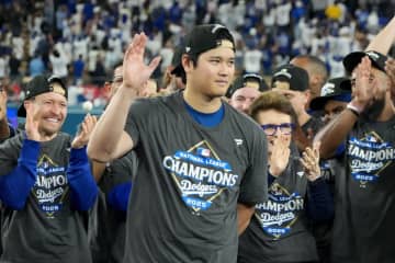 ＭＶＰ大谷翔平がデコピンの最新ショット公開　応援してくれたファンにお礼