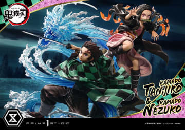 『鬼滅の刃』お値段20万円！炭治郎＆禰豆子が巨大フィギュアに　緊張感溢れる瞬間を表現