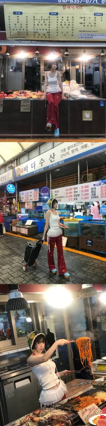 LE SSERAFIM・宮脇咲良、“意外なボリューム感”あらわなタンクトップ姿に視線釘付け！「これは反則」【PHOTO】