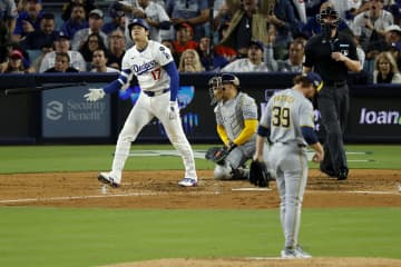 大谷翔平の143m弾を目撃したドジャースベンチ、ブルペンの光景「味方で良かった…」「メジャーの超一流選手が全員頭抱えるレベル」反響拡散
