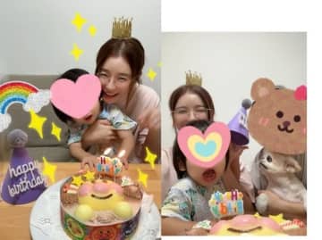 手島優、計画通りにいかなかった息子の誕生日の様子を公開「これも良き思い出」
