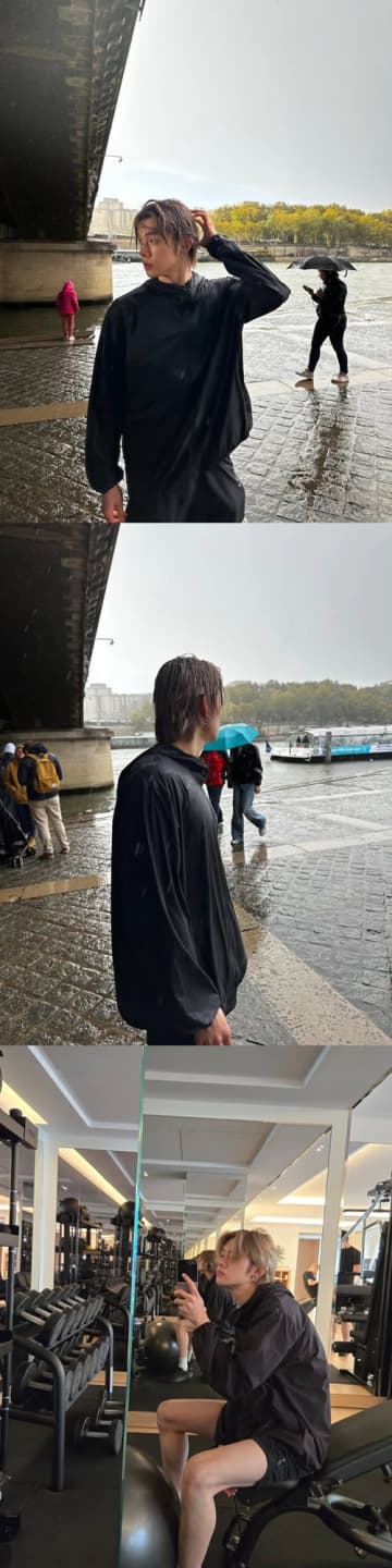 「水も滴るいい男…」TXT・ヨンジュン、雨に濡れた無防備ショットで視線を独占【PHOTO】