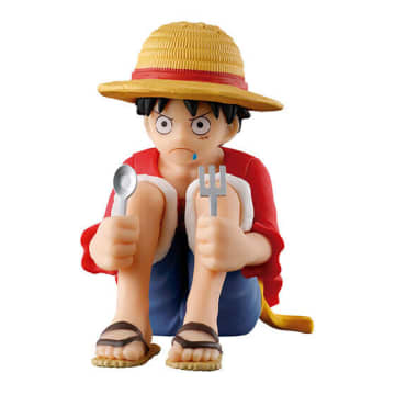 大人気「ワンピース」が「まちぼうけ」ガシャポンに初登場！飯を待つルフィなど、キャラクターらしさが表現されたフィギュア全4種
