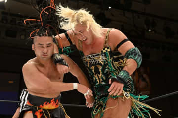 【DDT】飯野雄貴＆納谷幸男が樋口和貞＆石田有輝を退け、KO-Dタッグ王座V5！11・3両国でMAO＆KANON、橋本千紘＆優宇と3WAY戦で激突