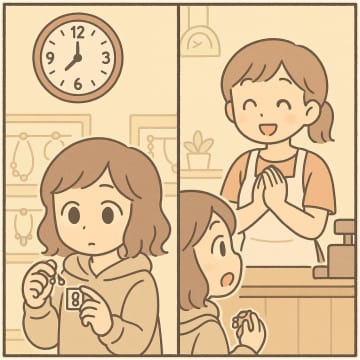 「どうしよう…」閉店時間を過ぎても帰らない客。言葉を使わず笑顔で帰ってもらった方法とは？【短編小説】