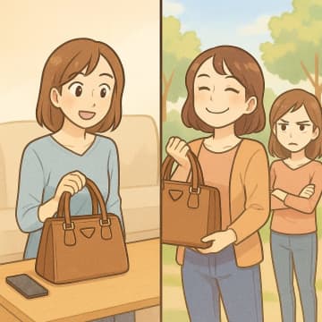 「それ私のじゃない？」バッグを盗んだママ友。全てを暴いたバッグに仕込まれた1枚の絵とは？【短編小説】
