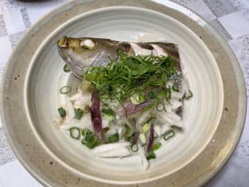 ご近所で天然魚クエスト　イサキの湯煮