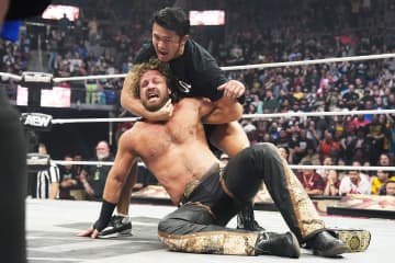 【ＡＥＷ】柴田勝頼まさかの〝闇落ち〟！  王座防衛のアダム・ペイジをTHE OPPS３人がかりで襲撃