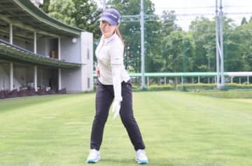 清本美波が教える飛距離アップのテク！体をタテに動かして地面反力で飛ばす