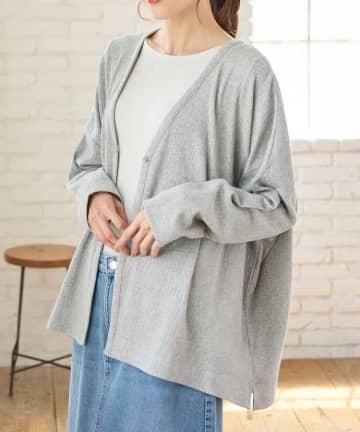 こういうの探してた！（歓喜）【ハニーズ】体型カバーも叶う♡「ゆったりカーデ」