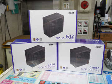 PCIe 5.1/ATX 3.1対応の80PLUS GOLD電源「C Gold Core」がNZXTから、計3製品