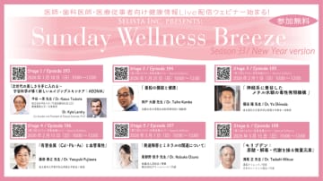 Selista Inc. Presents.『Sunday Wellness Breeze』Season 33 New Year version 全6 Stage　2026年1月18日(日)～3月15日(日)の日曜日の朝に開催