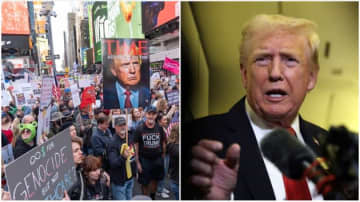 トランプ、自身への抗議デモを揶揄するAI動画を投稿。「ノー・キング」デモに700万人が参加
