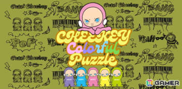 “生意気でKAWAII”キャラクター「Cheekey」が彩るカジュアルパズル「Cheekey Colorful Puzzle」のiOS/Android版が配信！