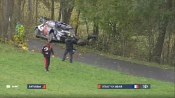 世界八冠ラリーストでも「こんなことあるんだな」 衝突、脱輪、絶叫…珍しく車内で怒り爆発「自分にできることはなかった」