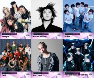 G-DRAGON、JO1ら10組が追加！「2025 MAMA AWARDS」第2次ラインナップ公開