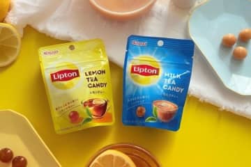 リプトンのレモンティー＆ミルクティーがキャンディに！紅茶の華やかさと香りをぎゅっと1粒に