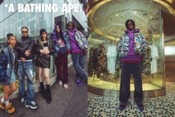 【BAPE® 2025 AW】「人とのつながり」がテーマ！新作「ART CAMO」で“着るアート”を提案、渋谷・原宿を舞台にした最新コレクション解禁！