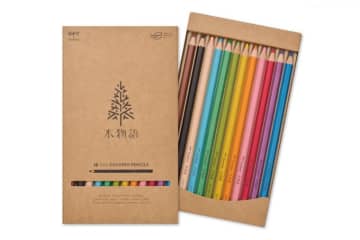 芸術の秋に“色鉛筆画”始めてみる？ 初心者に最適な12色セットの色鉛筆「木物語」