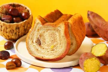 ねこねこ食パンから秋限定「栗とサツマイモ」が登場♡ほっくり甘い季節の味