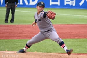 p【野球】代打・今津の逆転弾で接戦を制し今季２つ目の勝ち点獲得！／東京六大学野球秋季リーグ戦 立大３回戦　＠明治神宮野球場/p