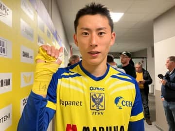 「はい、ナグの番号です」STVV松澤海斗が闘病中の盟友に捧げた“衝撃ゴラッソ”。待望の欧州初得点に「あそこまでは持っていける自信があります」【現地発】