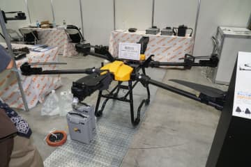 最大積載量55kgの高ペイロード運搬用国産ドローン「軽助55」を発表