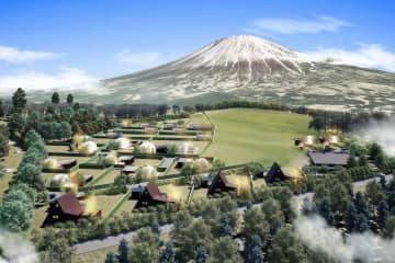 「グランピングB＆V富士山河口湖」富士ヶ嶺エリアに12月開業。客室風呂には深層水使用、ドッグラン付きキャビンも