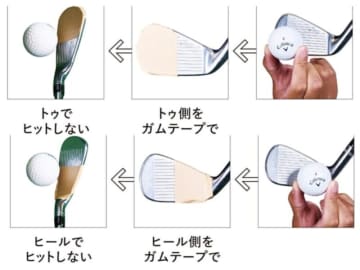 打点のズレは“ガムテープ”を使うと簡単に直る！ミスヒットを出さないコツ