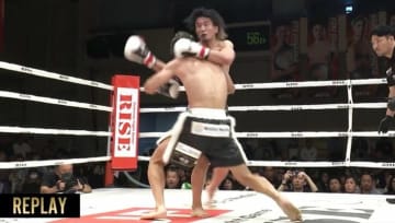 テンプルにカウンターで頭突き… 不慮のバッティング、無念の結末に会場騒然「結構危ない」「記憶ないかも」心配の声も