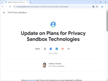 Google、「プライバシー サンドボックス」関連技術を廃止 ～サードパーティCookieは温存／「Google Chrome」とAndroidから段階的に削除