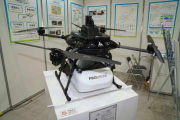 エアロネクスト×プロドローン、新型物流ドローン「PD4B-M-AN」を初展示